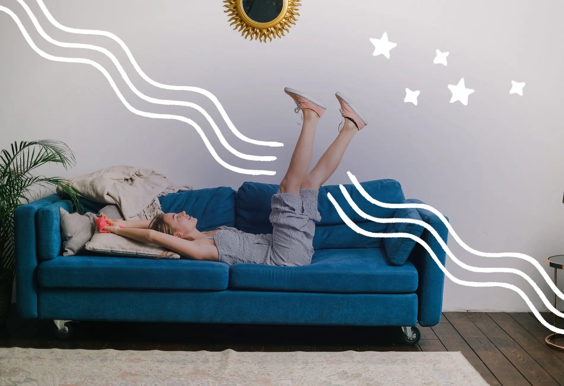 Evening notebook near ceramic cup