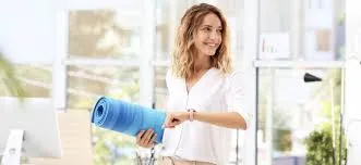 Desk corner with warm ambient glow